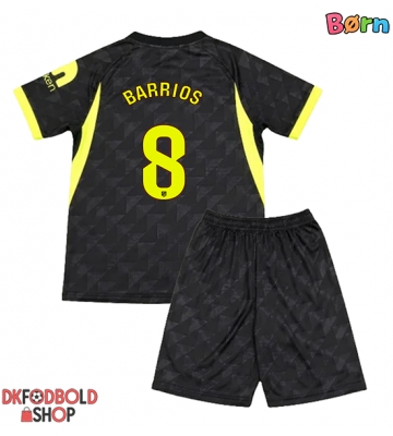 Atletico Madrid Pablo Barrios #8 Udebanesæt Børn 2026-27 Kort ærmer (+ korte bukser)